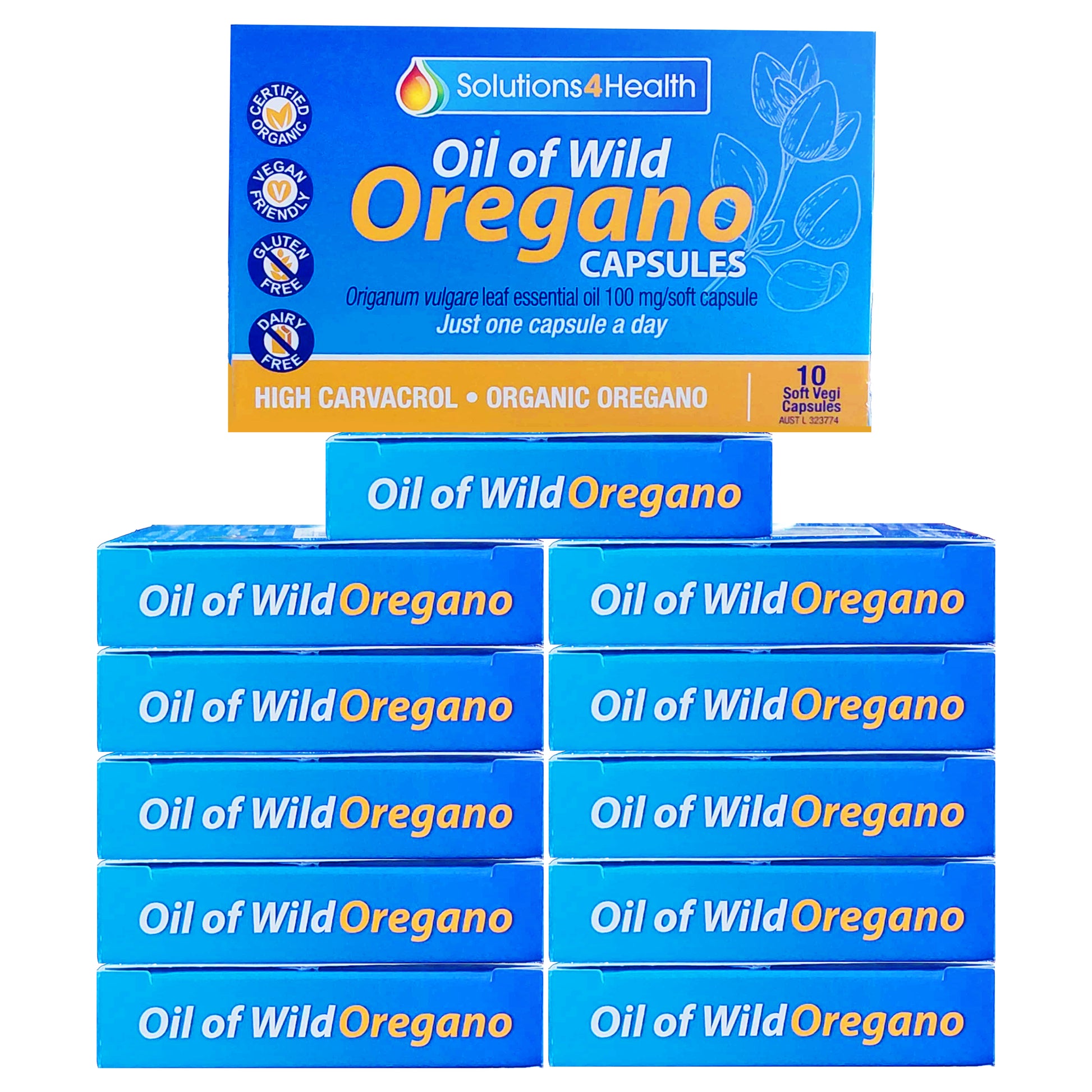 10 Capsule Blister Pack – Oil of Wild Oregano - Twin Pack