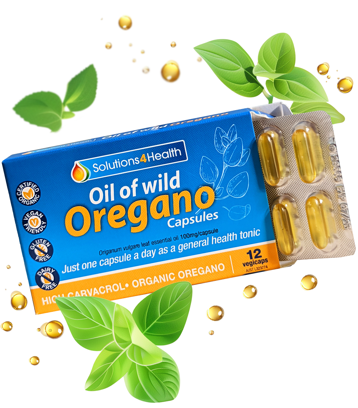 12 Capsule Blister Pack – Oil of Wild Oregano - Twin Pack