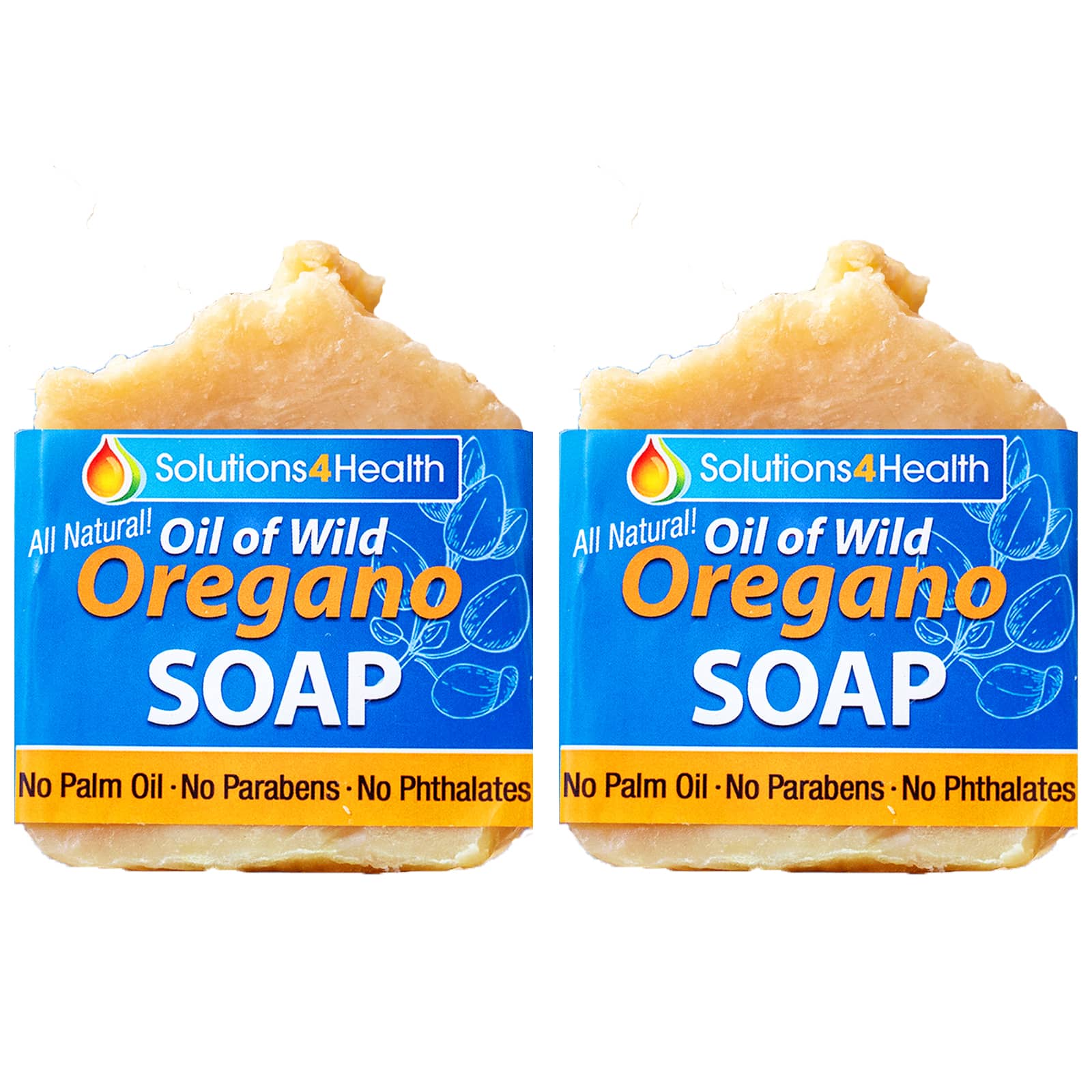 two bars of Oil of Wild oregano soap