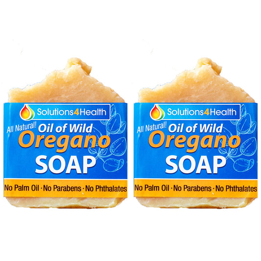 two bars of Oil of Wild oregano soap