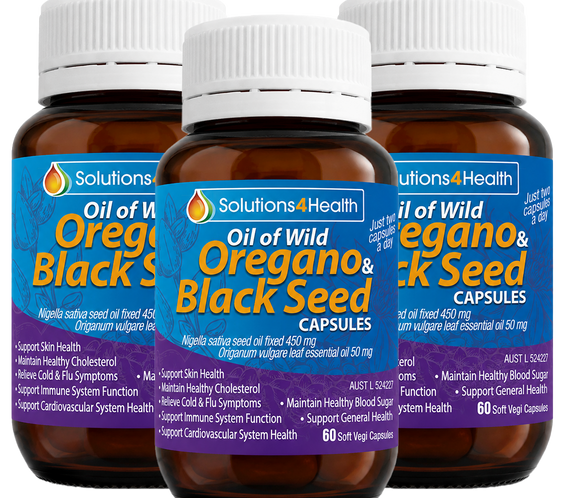 Oil of Wild Oregano & Black Seed 60 Capsules