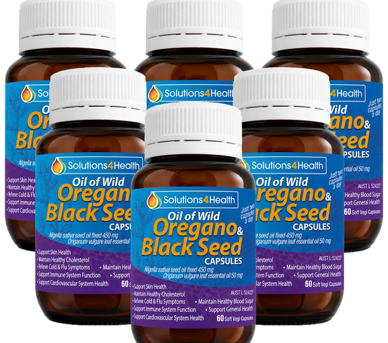 Oil of Wild Oregano & Black Seed 60 Capsules