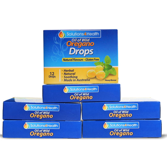 six packets of Oil of Wild Oregano lozenge drop packets