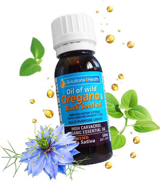 50ml Bottle - Oil of Wild Oregano & Black Seed Oil