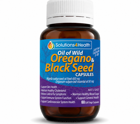 Oil of Wild Oregano & Black Seed 60 Capsules