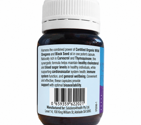Oil of Wild Oregano & Black Seed 60 Capsules