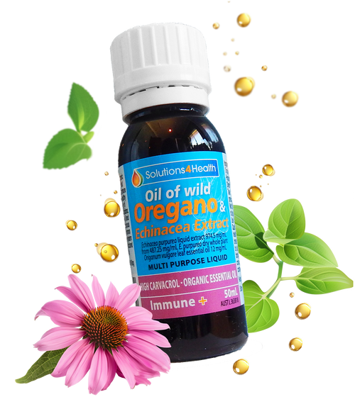 50ml Bottle – Oil of Wild Oregano & Echinacea Extract - Immune+