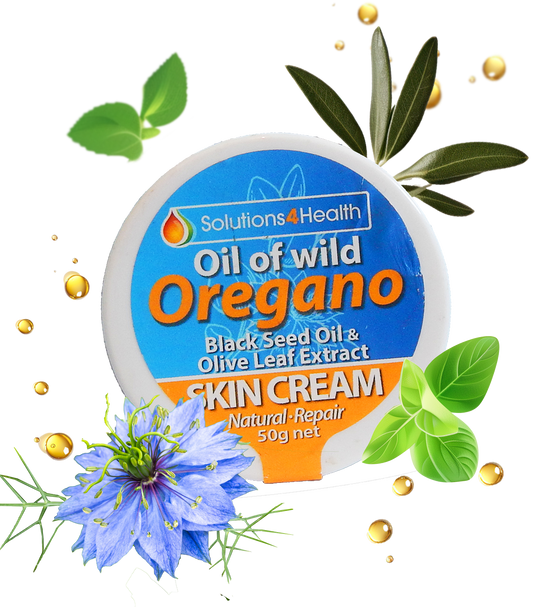 Oil of Wild Oregano Skin Cream with Black Seed Oil & Olive Leaf Extract