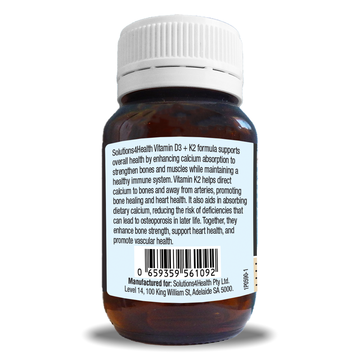 Vitamin D3 + K2 Capsules