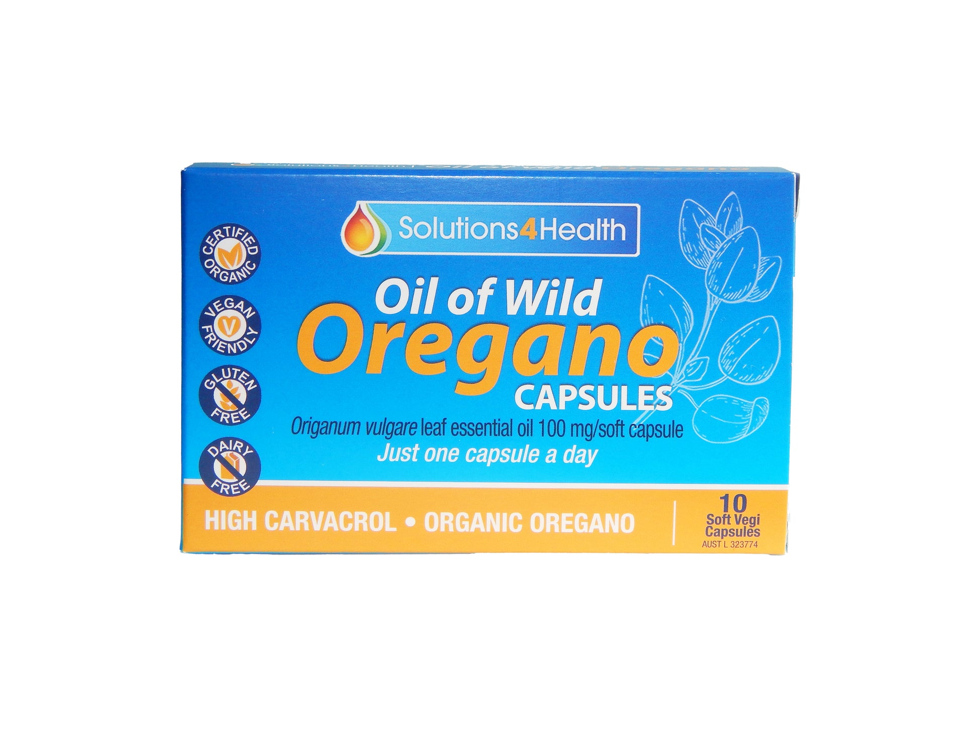 10 Capsule Blister Pack – Oil of Wild Oregano - Twin Pack