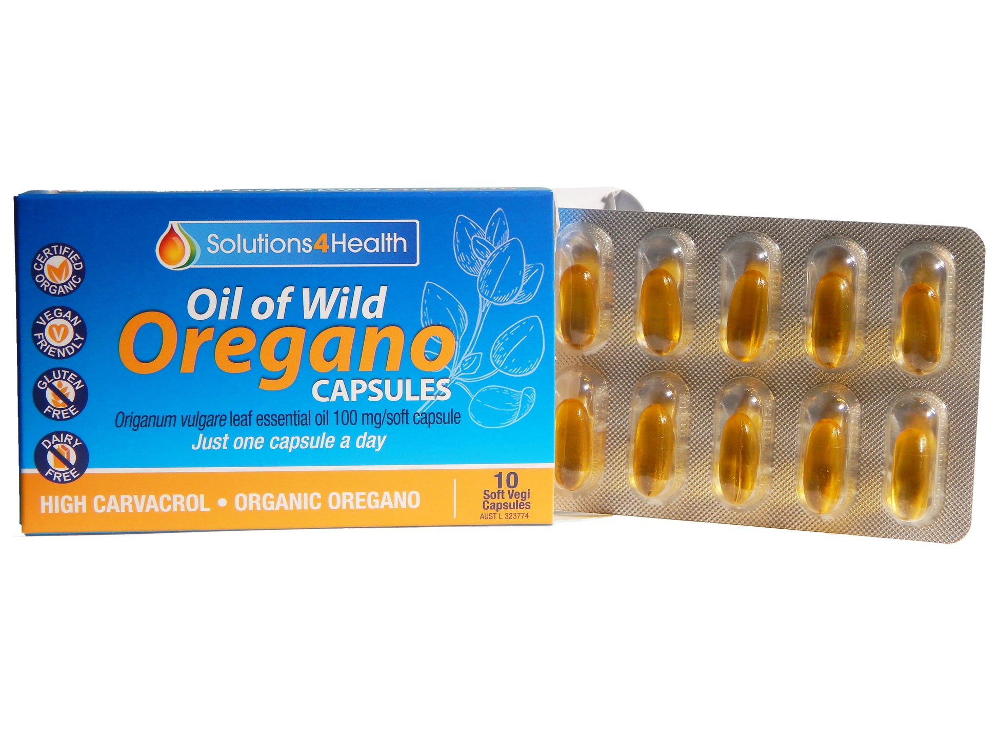 10 Capsule Blister Pack – Oil of Wild Oregano - Twin Pack