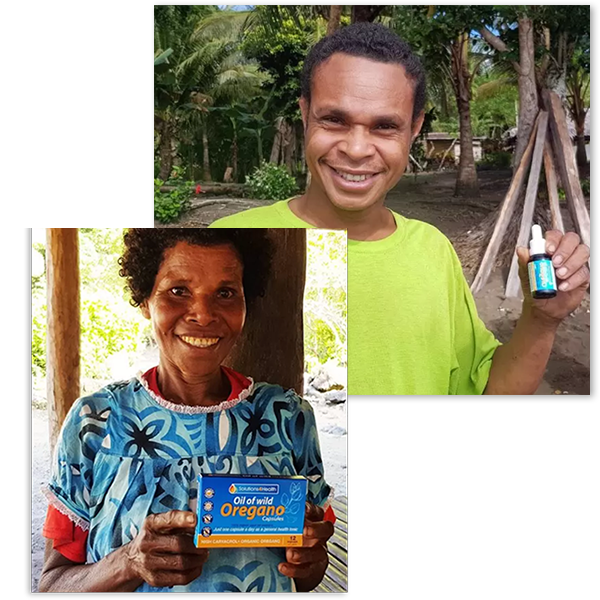 Villagers of Papua New Guinea with Solutions4Health Products