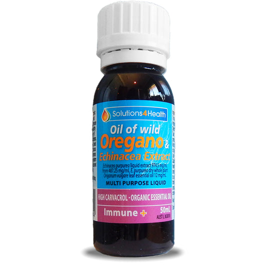 50ml Bottle – Oil of Wild Oregano & Echinacea Extract - Immune+